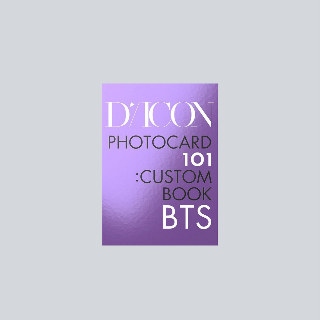 DICON BTS PHOTOCARD 101:CUSTOM BOOK